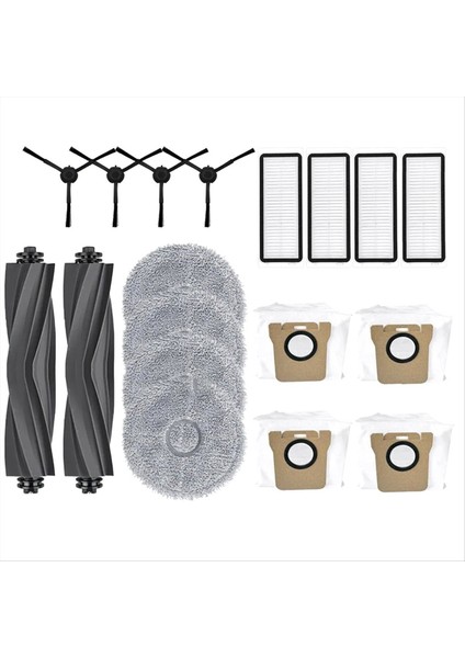 Dreame Bot L20 Ultra /L30 Ultra /X20 Pro Malzemeleri Parçalar Robot Elektrikli Süpürge Ana Yan Fırça Filtresi Mop Toz Çantası (Yurt Dışından)