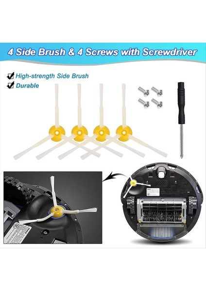 Irobot Roomba Için Yedek Parçalar 600 671 664 615 690 691 694 Irobot Roomba 600 Serisi Aksesuarları (Yurt Dışından) indirimleri