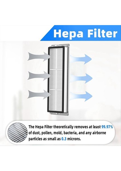 12PCS Dream D10S Plus / RLS6AD Robot Vakum Temizleyici Ana Yan Fırçalar Filtre Mop Bez Tuz Torbaları (Yurt Dışından) fırsatları