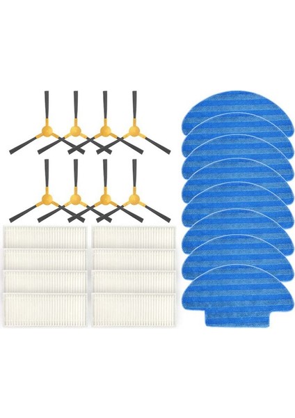 Haier T550W T560H Için Robot Vakum Temizleme Yan Fırçası Paspas Rag Hepa Filtre Aksesuarları Yedek Parça (Yurt Dışından)