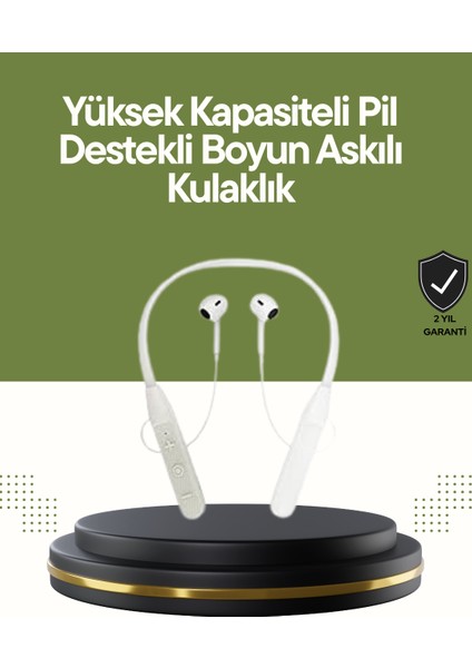 Techmrt Spor ve Günlük Kullanım Için 100 Saatlik Kablosuz Kulaklık