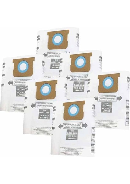 Mağaza Için Uygun 5-8 Galon Beyaz Tek Katlı Vakum Temizleyici Aksesuarlar Kağıt Torba Filtre Toz Çantası (Yurt Dışından) fiyatları