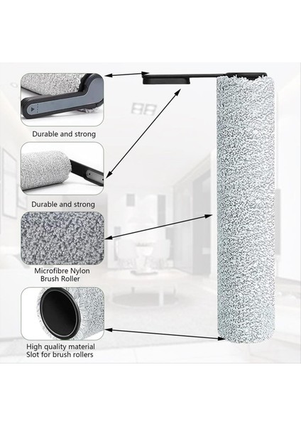 Tineco Zemin Için Fırça Rulosu Bir S7/kat One S6 Pro Yedek Filtre Parçaları Aksesuarları (Yurt Dışından) fırsatları