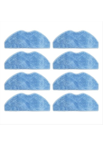 Vitek Vt 1807 /1806 Mop Kumaşları Için 8pcs Rag Robot Vakum Temizleyici Aksesuarlar Yedek Parça (Yurt Dışından)