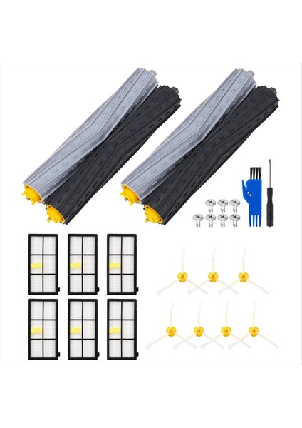 Irobot Roomba Için 860 865 870 880 896 960 966 971 976 980 981 Robot Vakum Süpürge Ana Yan Fırça Hepa Filtre Parçaları (Yurt Dışından)