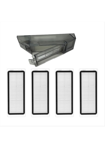 Dreame X20 Pro Plus / L20 Ultra Robot Vakum Temizleyici Aksesuarları Yedek Yedek Parça Toz Kutusu Hepa Filtre (Yurt Dışından)