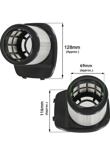 Köpekbalığı IZ300 IZ300UK IZ300UKT IZ320 IZ320UK IZ320UKT Kablosuz Vakum Süpürge Yedek Parçaları Için Yedek Filtre (Yurt Dışından) fiyatları