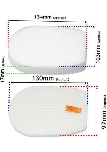 Köpekbalığı IZ300 IZ300UK IZ300UKT IZ320 IZ320UK IZ320UKT Kablosuz Vakum Süpürge Yedek Parçaları Için Yedek Filtre (Yurt Dışından) modelleri