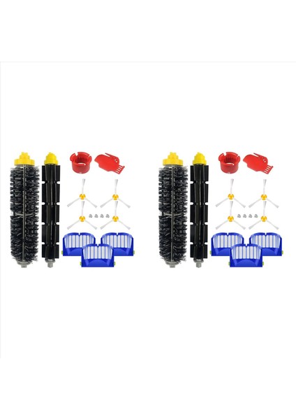 2x Yedek Fırçalar Irobot Roomba Için Aksesuarlar 600 Serisi 605 610 615 616 620 621 625 630 635 640 650 660 665 670 (Yurt Dışından)