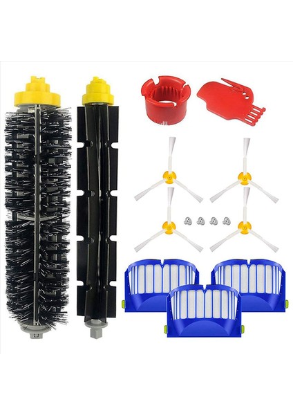 2x Yedek Fırçalar Irobot Roomba Için Aksesuarlar 600 Serisi 605 610 615 616 620 621 625 630 635 640 650 660 665 670 (Yurt Dışından) fiyatları