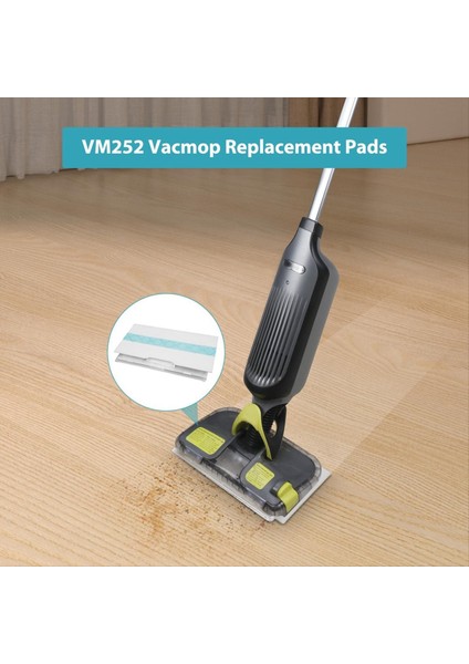 28 Paket Tek Kullanımlık Yedek Mop Pad Dolgunlukları Köpekbalığı Vacmop VM252 VM251 VM250 VM200 VM190 (Yurt Dışından) modelleri
