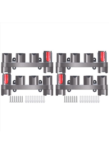 4x Dyson V15 V15 V11 V10 V8 V7 Vakum Süpürge Tutucu Aksesuarlar Duvar Montajı (Yurt Dışından)