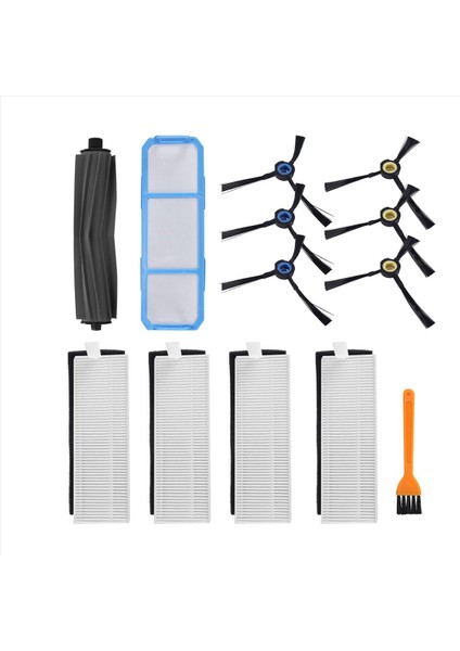 Silvercrest Için 2x Ssr1 Ssra1 Ilıfe A9 A9 A7 A7 Robot Vakum Süpürge Ana Fırça Yan Fırça Hepa Filtre Parçaları Değiştirme (Yurt Dışından) fiyatları