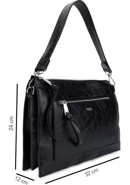 Kadın Suni Deri Siyah Rugan Kol Çantası 1003 2030 Bn Cnt SK25-26 Sıyah Krsk Rgn fiyatları