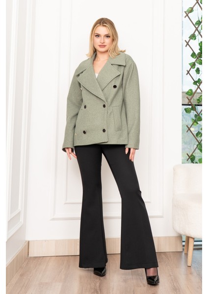 Oversize Trend Geniş Kısa Kaban Palto 2591 modelleri