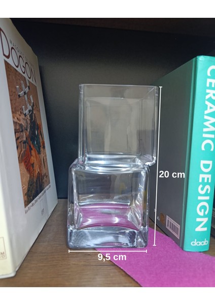 Dekoratif El Imalatı Kübik Vazo