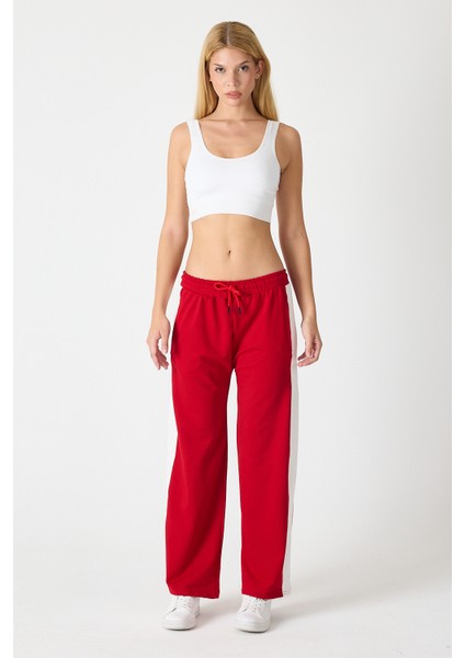 Kadın Yanı Şeritli Plazzo Pantolon 3000