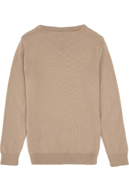 Erkek Çocuk Açık Haki Kazak /triko 50315586-VR183 modelleri