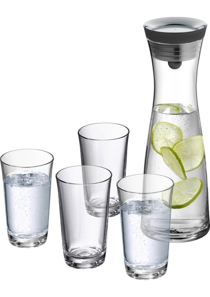 1 Lt Gümüş Karaf ve Bardak Seti