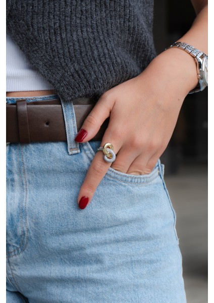 Zirkon Taşlı Çelik Yüzük fırsatları