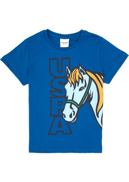 Erkek Çocuk Koyu Mavi Tişört 50316479-VR032