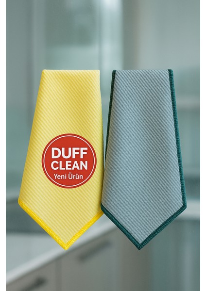 2 Adet Yeni Nesil Mikrofiber 40X40CM Cam Temizlik Bezi