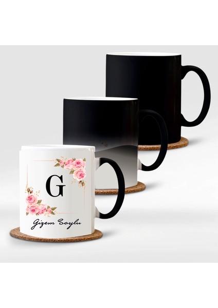 Isme Özel Baskılı Kupa Isim Baş Harfi