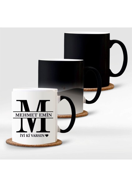 Isme Özel Baskılı Kupa Isim Baş Harfi fiyatları