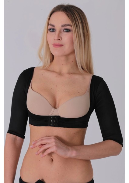 Siyah Kadın Kol ve Sırt Toparlayıcı Korse - 796