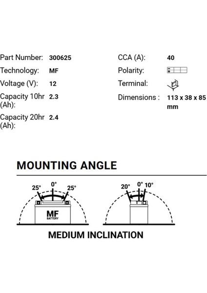 BT4B-BS Motosiklet Aküsü Sulu Mf 300625 fiyatları