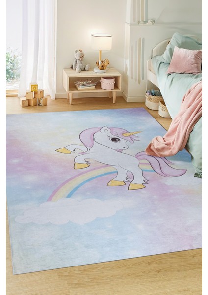 Bianca mt Eco Dijital Baskı Makinada Yıkanabilir Kaymaz Taban Dekoratif Çocuk Odası Halısı 2661 fiyatları