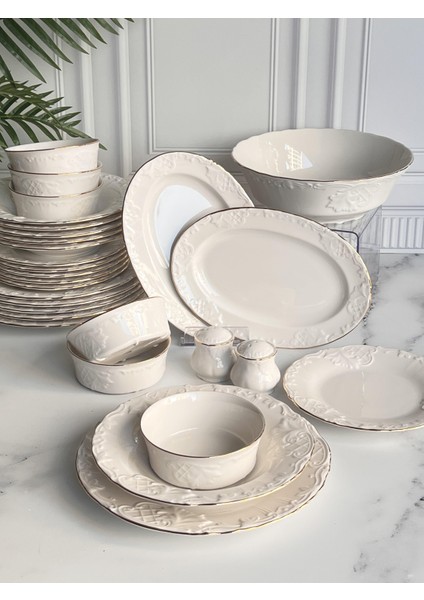 Iris Gold Yemek Takımı 28 Parça 6 Kişilik