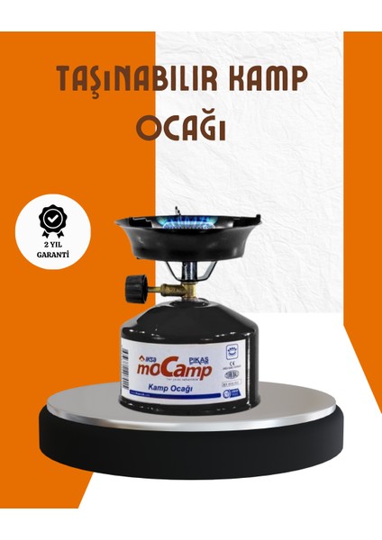 Techmrt Taşınabilir Metal Gövdeli Kamp Ocağı Seti