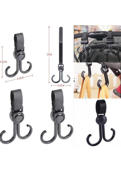 2 Adet Bebek Arabası ve Bisiklet Eşya Taşıma Kancası – Motor ve Scooter Uyumlu Dayanıklı Askı Aparatı | Pratik Poşet ve Çanta Askısı Seti fırsatları