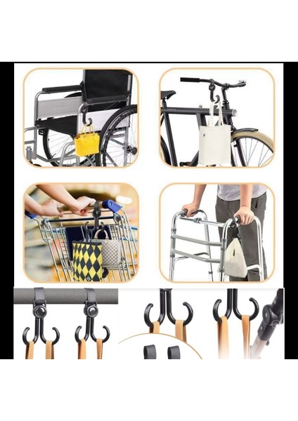 2 Adet Bebek Arabası ve Bisiklet Eşya Taşıma Kancası – Motor ve Scooter Uyumlu Dayanıklı Askı Aparatı | Pratik Poşet ve Çanta Askısı Seti indirimleri
