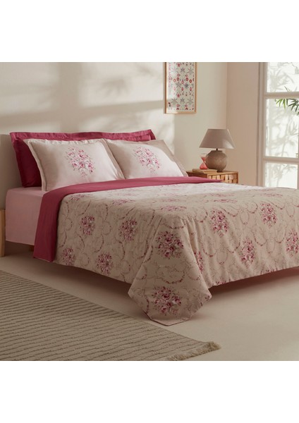 Mayron Krep Çift Kişilik Nevresim Takımı Multicolour