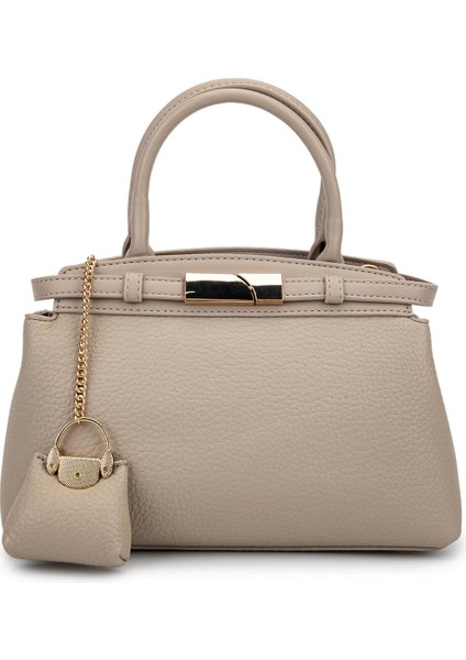 Kadın Suni Deri Taupe Omuz Çanta 921 27150 Bn Cnt SK25-26 Taupe