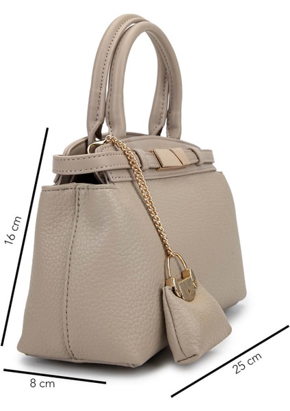 Kadın Suni Deri Taupe Omuz Çanta 921 27150 Bn Cnt SK25-26 Taupe fiyatları