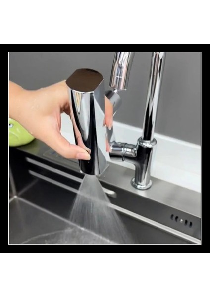 3 Modlu Evrensel Musluk Adaptörü – Şelale ve Sprey Su Akışlı Musluk Başlığı | 360° Döner Su Tasarruflu Aparat fırsatları