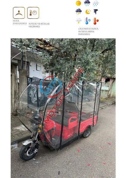 Kuba Eco Pıkap Üç Tekerli Araç Brandası modelleri