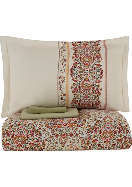 Nıcole Krep Çift Kişilik Nevresım Takımı Multıcolour fırsatları