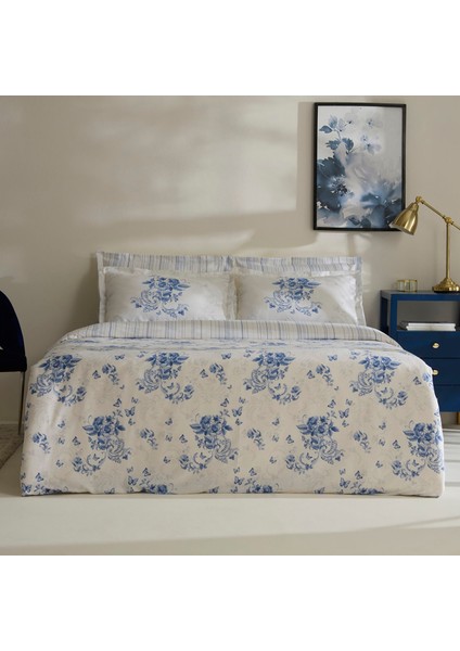 Roxy Krep Çift Kişilik Nevresim Takımı Multıcolour