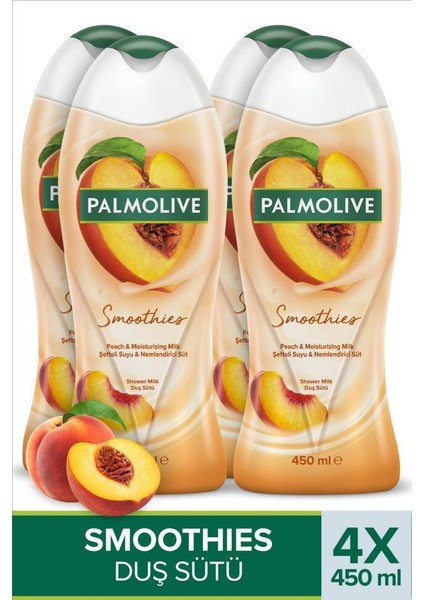 Smoothies Şeftali 450 ml Duş Jeli X4