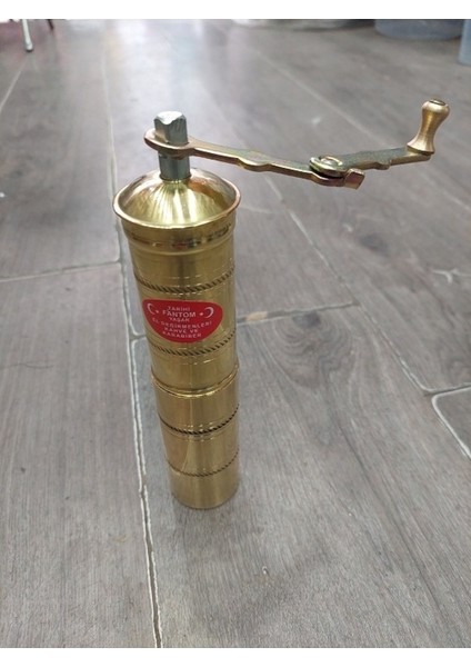 Tarihi Fantom Pirinç Kahve - Karabiber Değirmeni & Öğütücü 19CM Düz