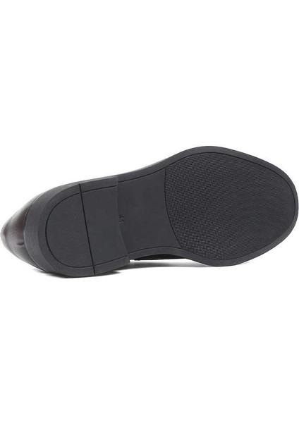 Erkek Kahverengi Deri Loafer