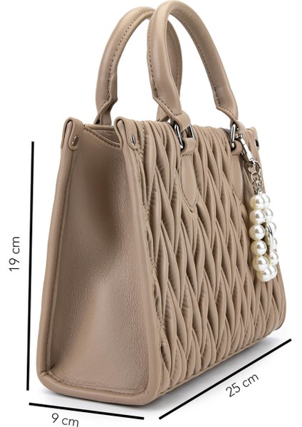 Kadın Suni Deri Taupe Omuz Çanta 921 27127 Bn Cnt SK25-26 Taupe fiyatları