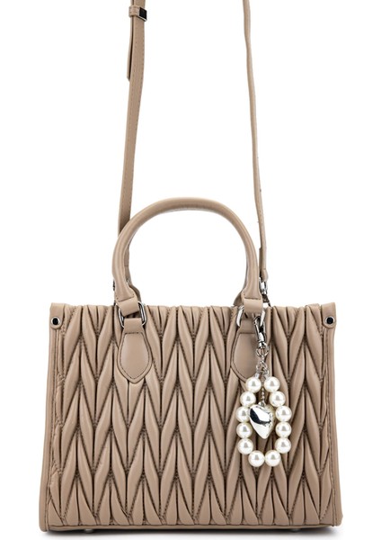 Kadın Suni Deri Taupe Omuz Çanta 921 27127 Bn Cnt SK25-26 Taupe indirimleri