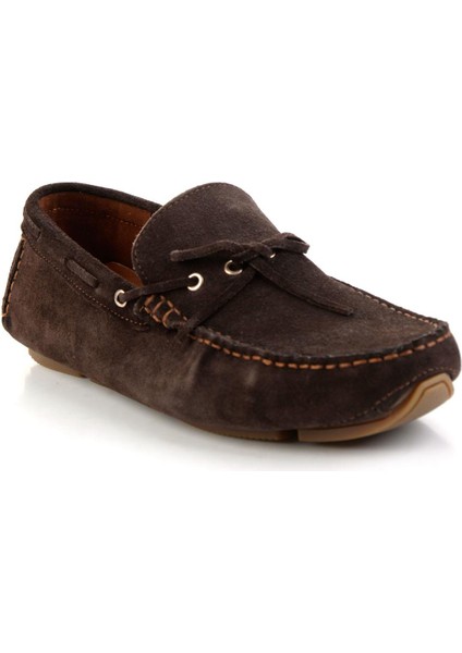 Kahve Hakiki Deri Erkek Loafer Ayakkabı E01547070102 fiyatları