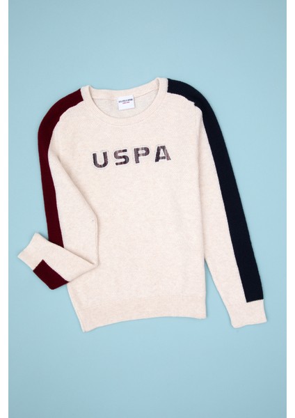 Erkek Çocuk Krem Melanj Kazak /triko 50311133-VR159