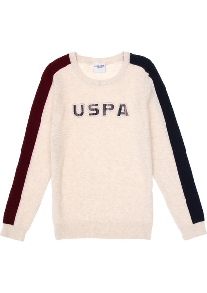 Erkek Çocuk Krem Melanj Kazak /triko 50311133-VR159 fiyatları